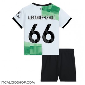 Liverpool Alexander-Arnold #66 Seconda Maglia Bambino 2023-24 Manica Corta (+ Pantaloni corti)